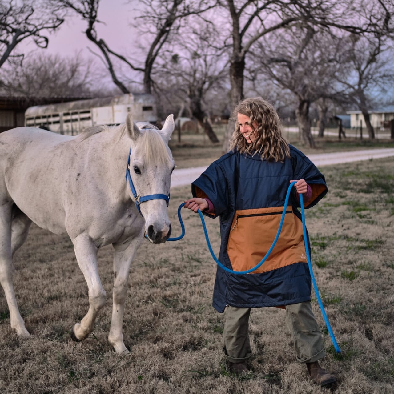 VOITED 2nd Edition Outdoor Poncho for Surfing, Camping, Vanlife & Wild Swimming - Ocean Navy / Desert-Goodwynn&#39;sGoodwynn&#39;s