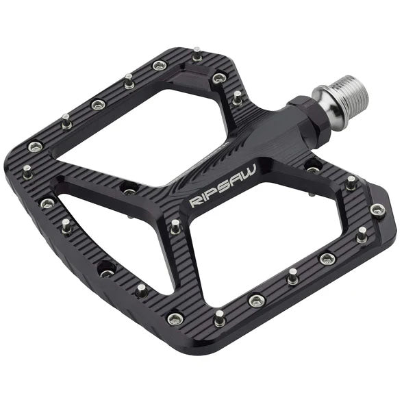 Wolf Tooth Ripsaw Aluminum Pedals - Platform Aluminum 9/16" Black