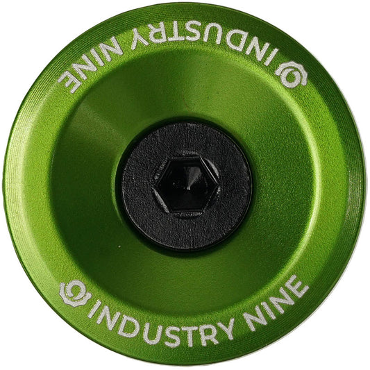 Industry Nine Ultra Light Aluminum Top Cap Lime-Goodwynn's