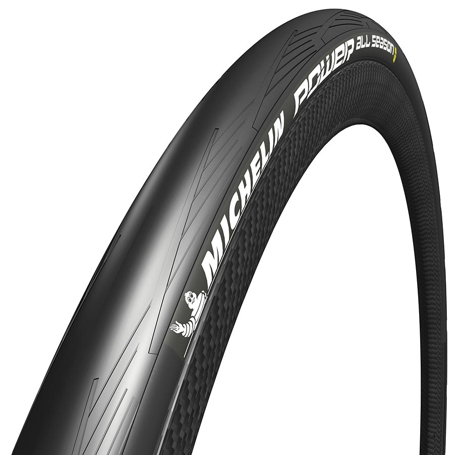 Michelin Power All Season Hybrid Tire 700x28C Folding Clincher Aramid Protek+ 3x60TPI Black