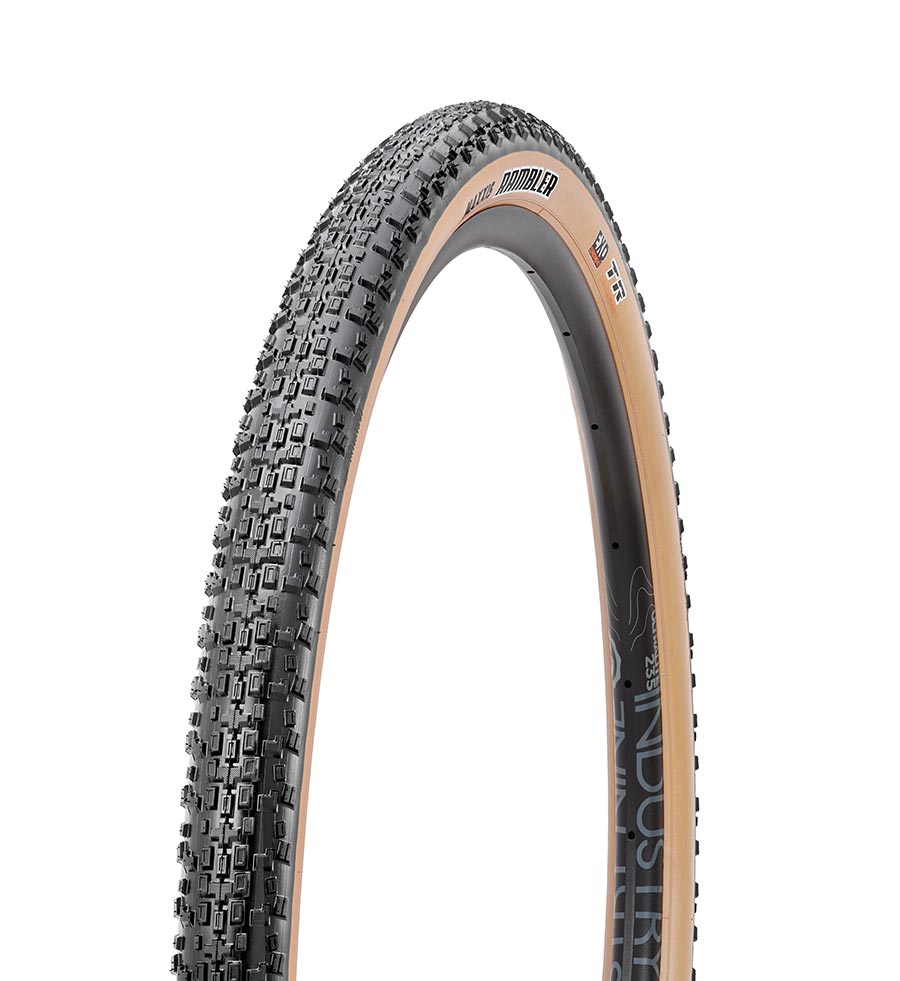 Maxxis Rambler Tire - 700 x 45 Tubeless Folding Black/Tan Dual EXO-Goodwynn&#39;sGoodwynn&#39;s