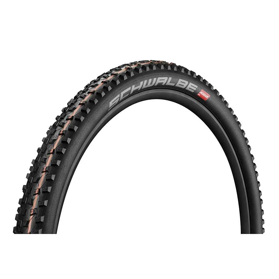 Schwalbe Rocket Ron Addix Tire 29x2.25 Folding Tubeless Ready Addix Performance TwinSkin 67TPI Black-Goodwynn&#39;sGoodwynn&#39;s