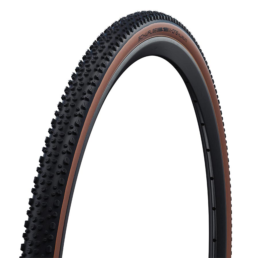 Schwalbe X-One Allround Hybrid Tire 700x33C Folding Tubeless Ready Addix RaceGuard 67TPI Bronze-Goodwynn&#39;sGoodwynn&#39;s