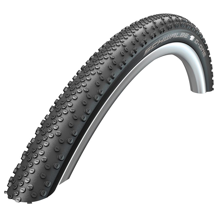 Schwalbe G-One Bite Gravel Tire 27.5x2.10 Folding Tubeless Ready OneStar MicroSkin 67TPI Black-Goodwynn&#39;sGoodwynn&#39;s