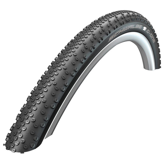 Schwalbe G-One Bite Gravel Tire 27.5x2.10 Folding Tubeless Ready OneStar MicroSkin 67TPI Black-Goodwynn's