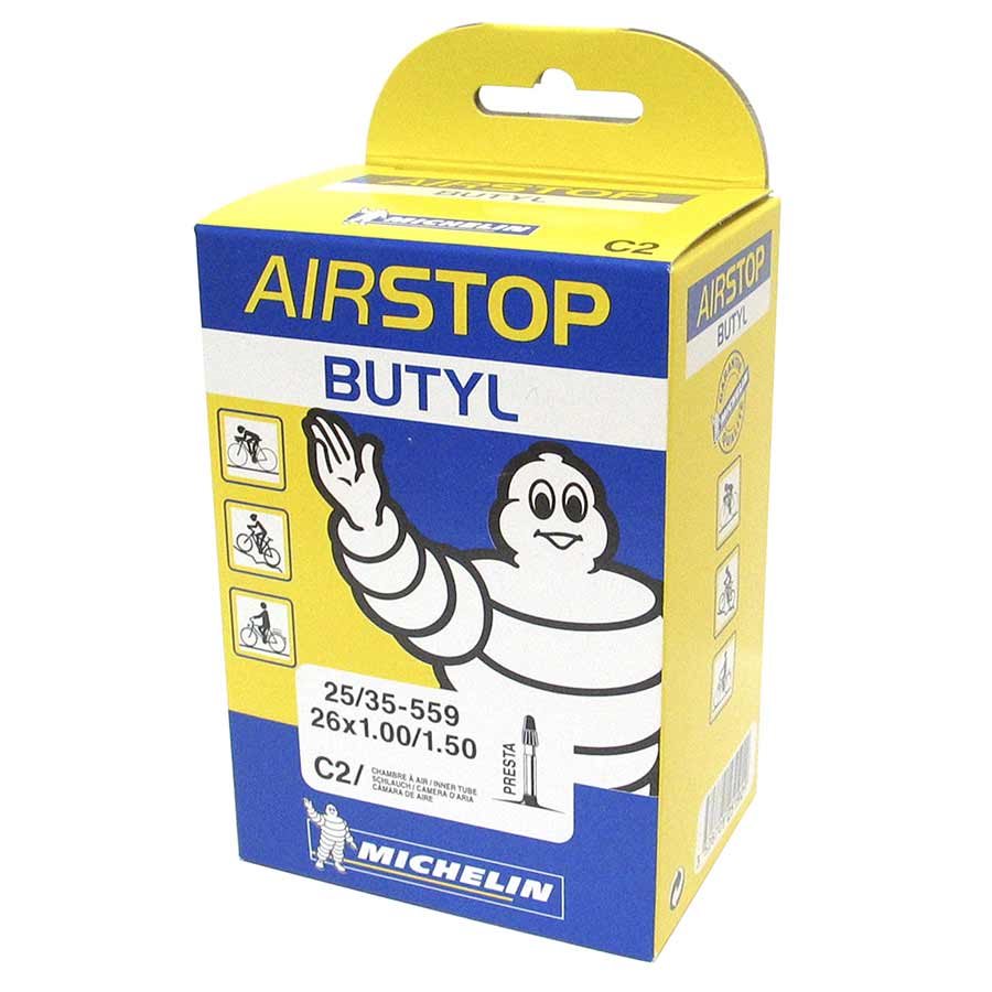 Michelin Airstop Butyl Tube Presta Length: 40mm 29x1.90-2.40