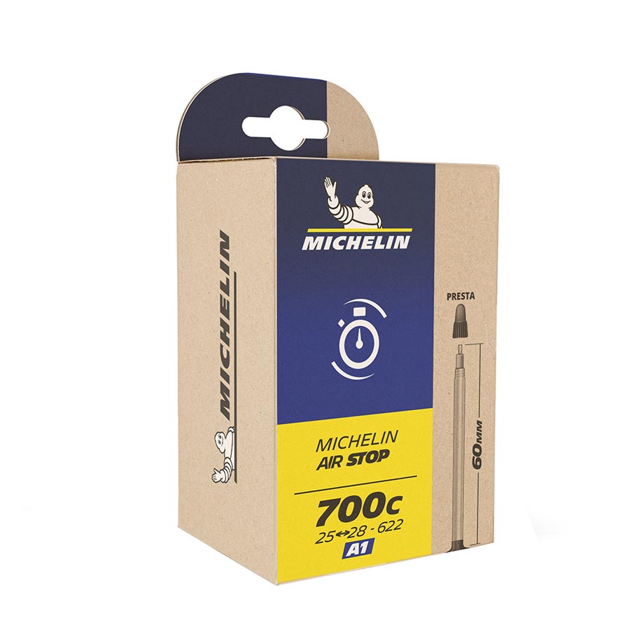 Michelin Airstop Tube Schrader Length: 48mm 700C 33-46C-Goodwynn&#39;sGoodwynn&#39;s