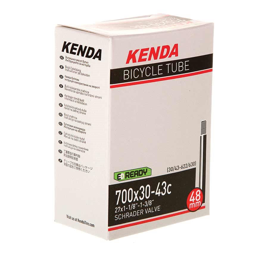 Kenda Schrader Tube Schrader Length: 48mm 700C 30-43C-Goodwynn&#39;sGoodwynn&#39;s