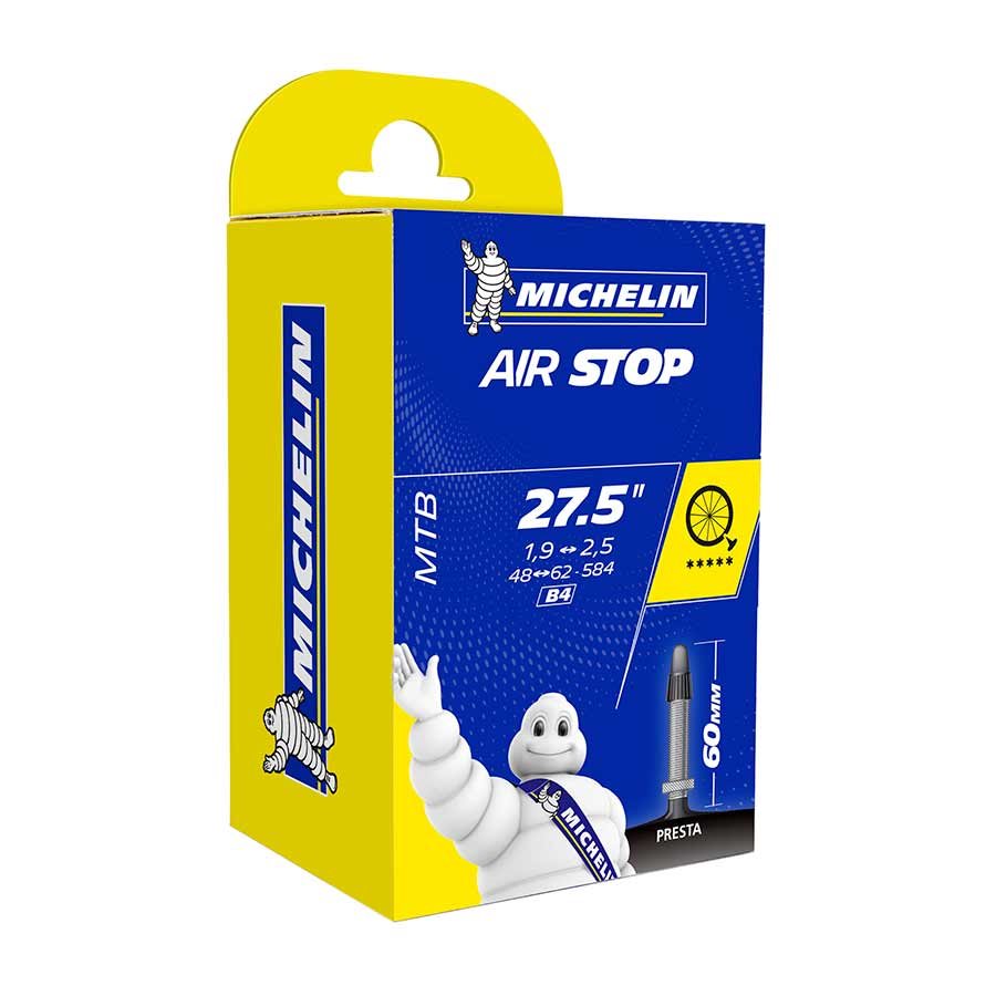 Michelin Airstop Tube Presta Length: 60mm 27.5 1.90-2.60