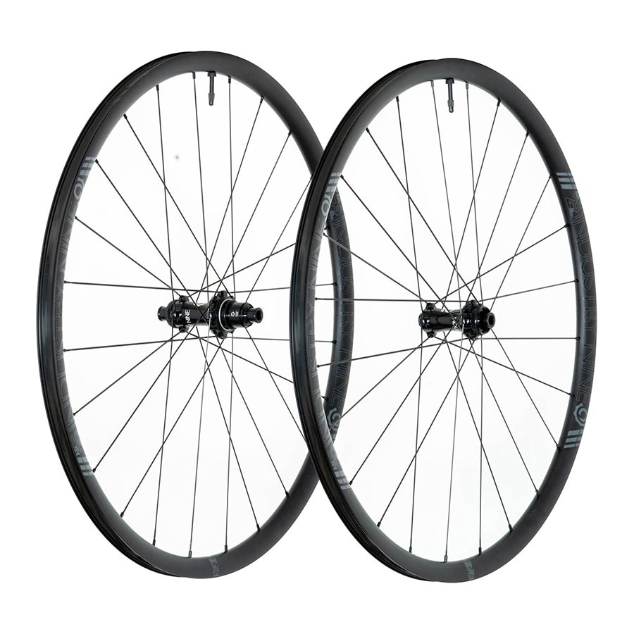 Industry Nine Solix SL AR25 Wheel Front and Rear 700C / 622 Holes: F: 24 R: 24 F: 12mm R: 12mm F: 100 R: 142 Disc Center Lock Shimano Road 11 Set-Goodwynn&#39;sGoodwynn&#39;s