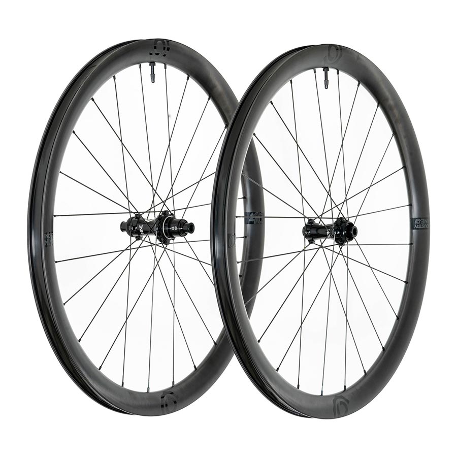 Industry Nine Solix AL AR40 Wheel Front and Rear 700C / 622 Holes: F: 24 R: 24 F: 12mm R: 12mm F: 100 R: 142 Disc Center Lock Shimano Road 11 Set-Goodwynn&#39;sGoodwynn&#39;s