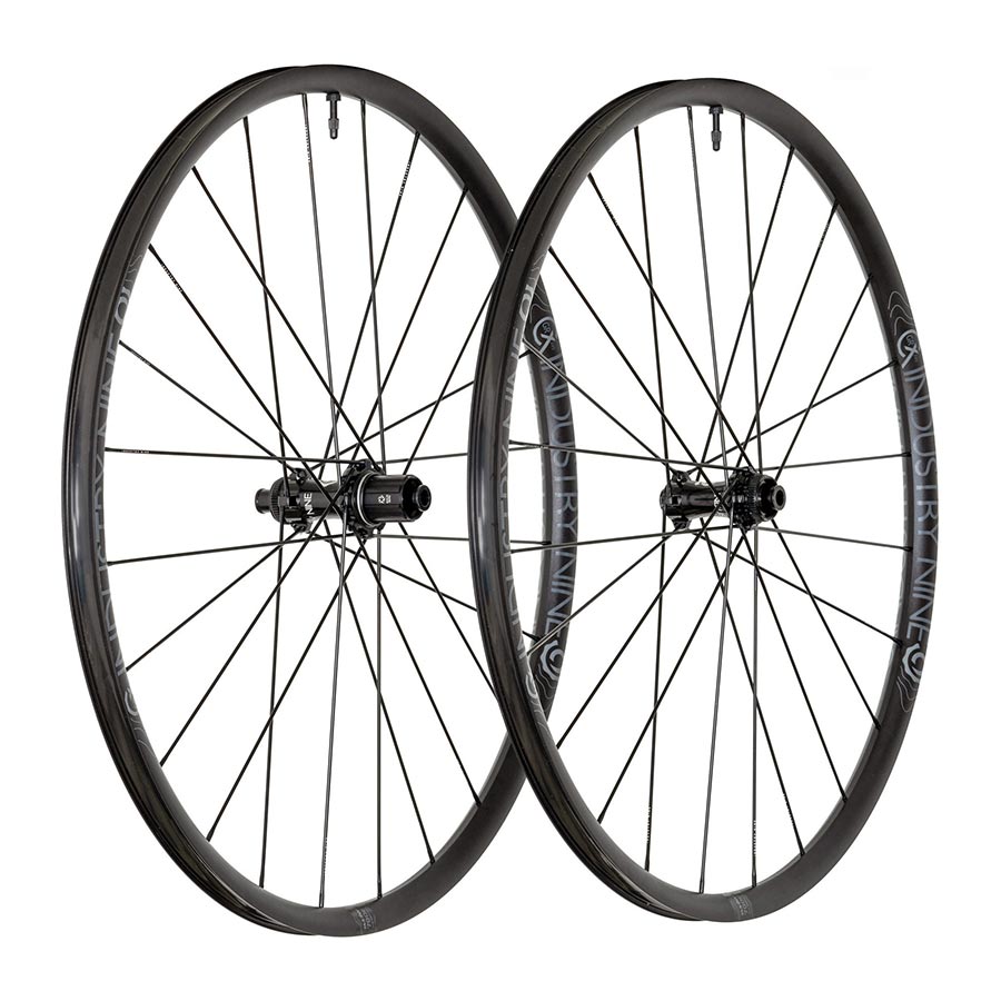 Industry Nine Solix G GRCX Wheel Front and Rear 700C / 622 Holes: F: 24 R: 24 F: 12mm R: 12mm F: 100 R: 142 Disc Center Lock Shimano Road 11 Set-Goodwynn&#39;sGoodwynn&#39;s