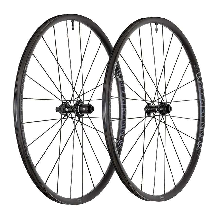 Industry Nine Solix G GRCX Wheel Front and Rear 700C / 622 Holes: F: 24 R: 24 F: 12mm R: 12mm F: 100 R: 142 Disc Center Lock SRAM XD-R Set-Goodwynn&#39;sGoodwynn&#39;s