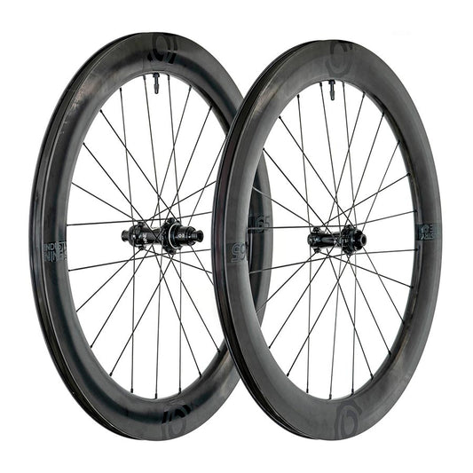 Industry Nine Solix SL i9 65 Wheel Front and Rear 700C / 622 Holes: F: 24 R: 24 F: 12mm R: 12mm F: 100 R: 142 Disc Center Lock Shimano Road 11 Set-Goodwynn's