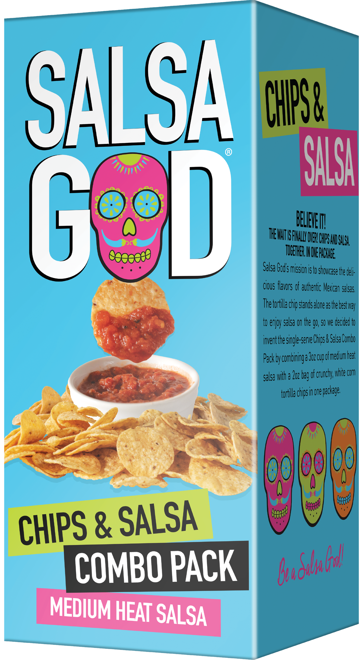 Salsa God - Chips & Salsa Combo Pack - Medium Heat