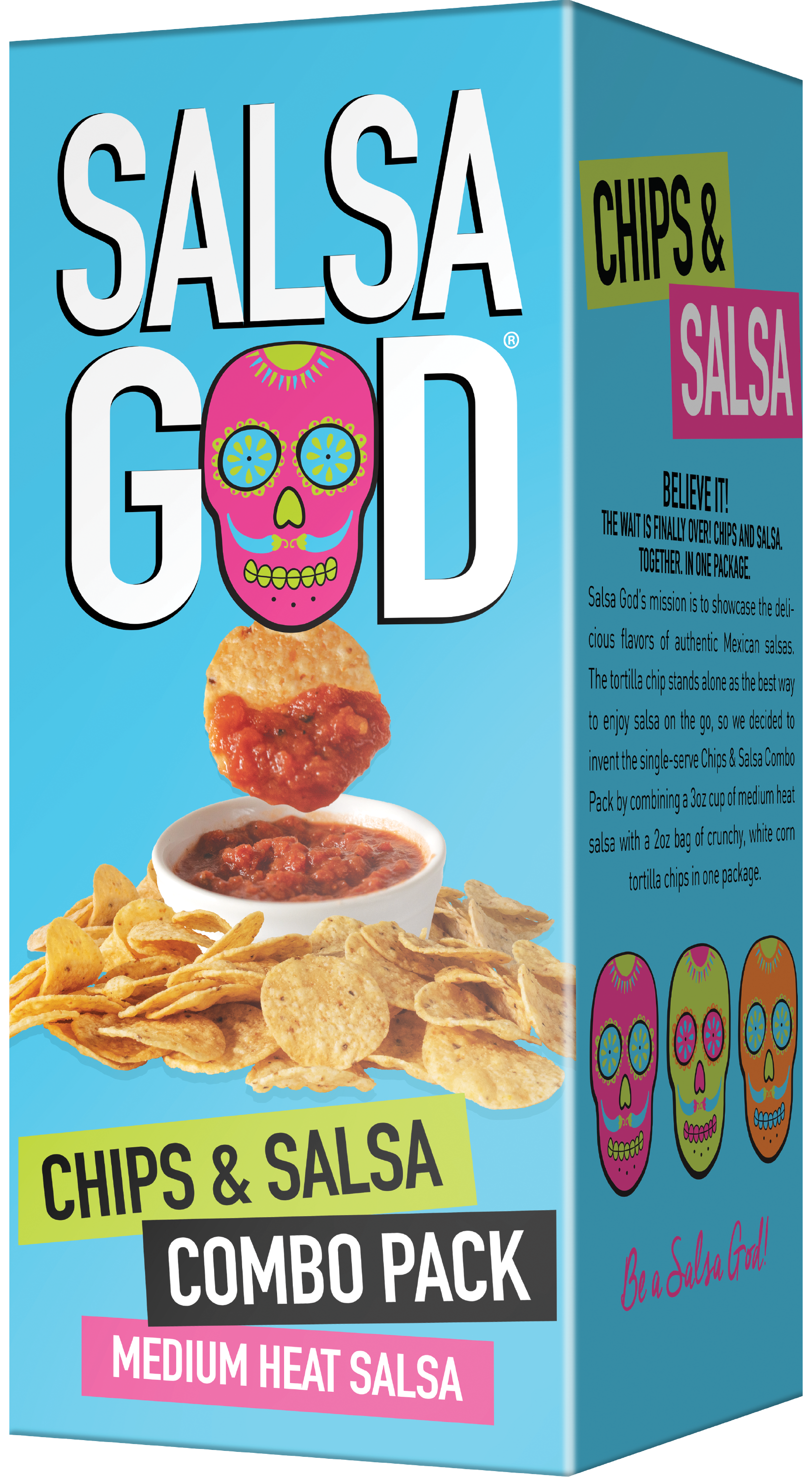 Salsa God - Chips & Salsa Combo Pack - Medium Heat-Goodwynn&#39;sGoodwynn&#39;s