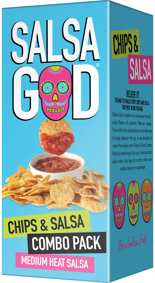 Salsa God - Chips & Salsa Combo Pack - Medium Heat-Goodwynn's