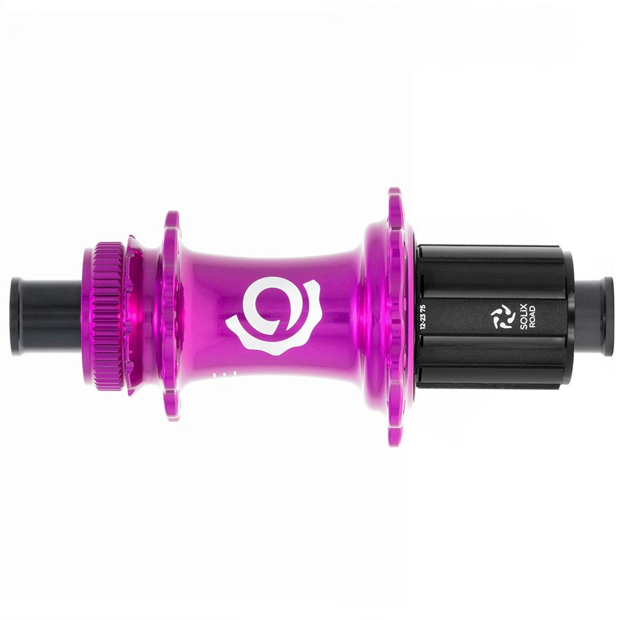 Industry Nine Solix G Classic Rear HG11 Disc Hub Rear 24H 12mm TA 142mm Shimano HG 11 Purple-Goodwynn&#39;sGoodwynn&#39;s