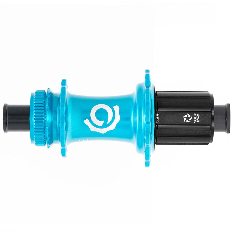 Industry Nine Solix G Classic Rear HG11 Disc Hub Rear 24H 12mm TA 142mm Shimano HG 11 Turquoise