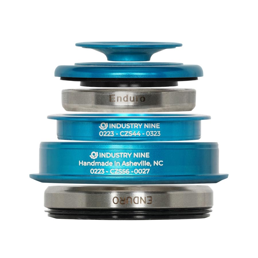 Industry Nine iRiX ZS44/ZS56 Headset : ZS44/28.6 | ZS56/40 ZeroStack Complete Turquoise-Goodwynn&#39;sGoodwynn&#39;s