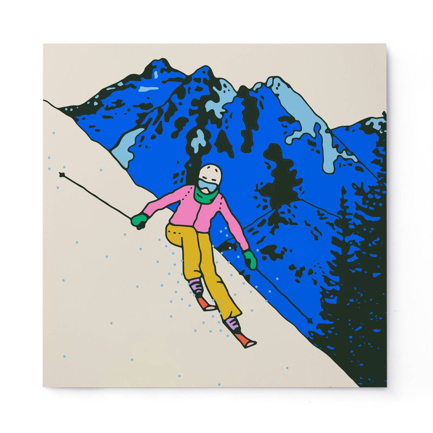 Tender Loving Empire - Ski Slopes Print (10x10)