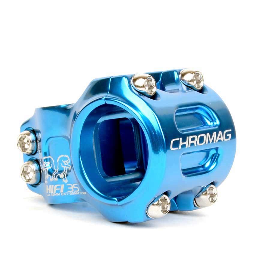 Chromag HiFi Stem 1-1/8 L: 50mm 0° Dia: 35mm Blue-Goodwynn&#39;sGoodwynn&#39;s