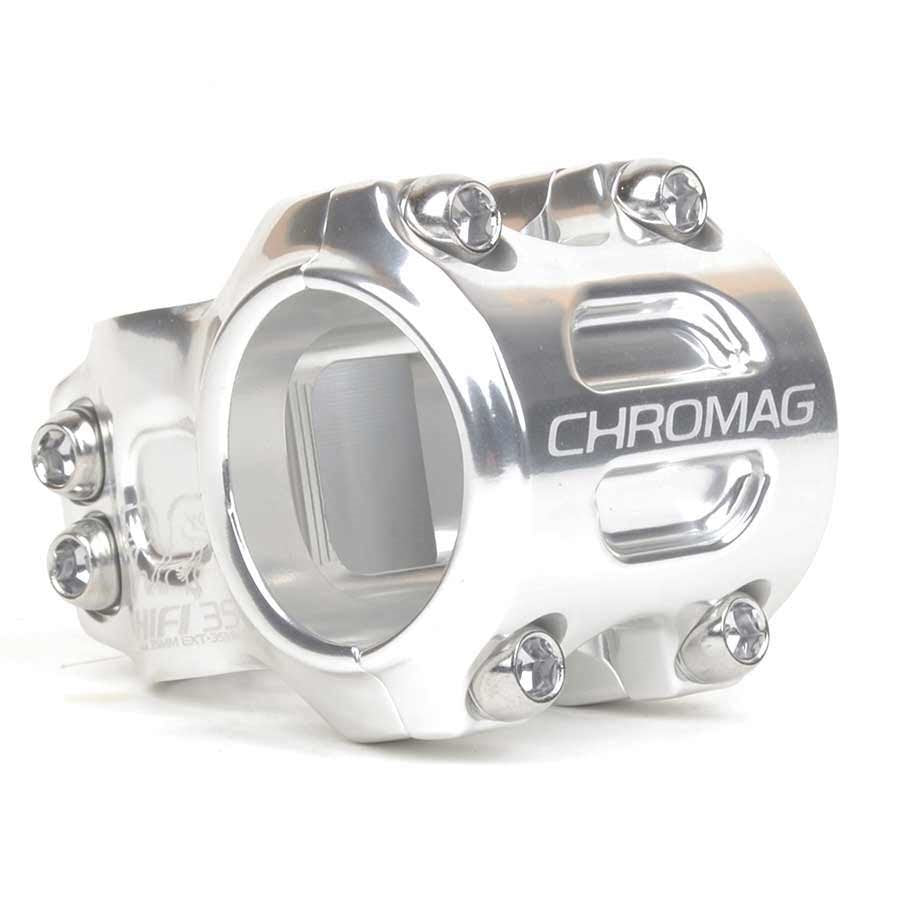 Chromag HiFi Stem 1-1/8 L: 50mm 0° Dia: 35mm Silver-Goodwynn&#39;sGoodwynn&#39;s