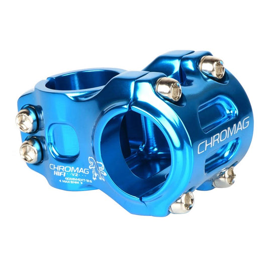 Chromag Hifi V2 Stem Diameter: 31.8mm Length: 40mm Steerer: 1-1/8 0° Blue-Goodwynn's