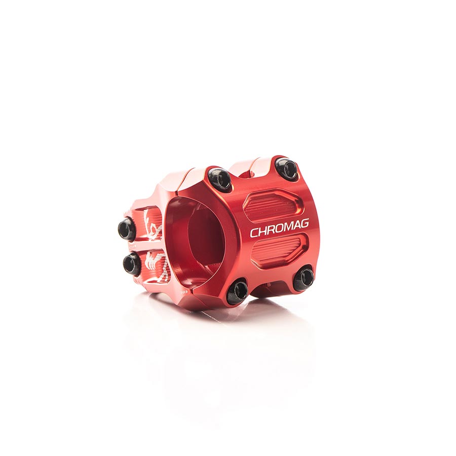 Chromag Riza Stem - 32mm 35mm Clamp +/-0 Red-Goodwynn&#39;sGoodwynn&#39;s