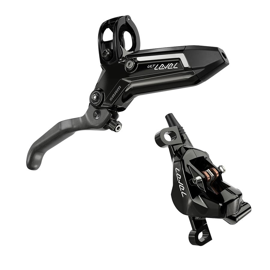 SRAM Level Ultimate Stealth Disc Brake Lever - Front Post Mount 2-Piston Carbon Lever Titanium Hardware Gloss BLK C1-Goodwynn&#39;sGoodwynn&#39;s