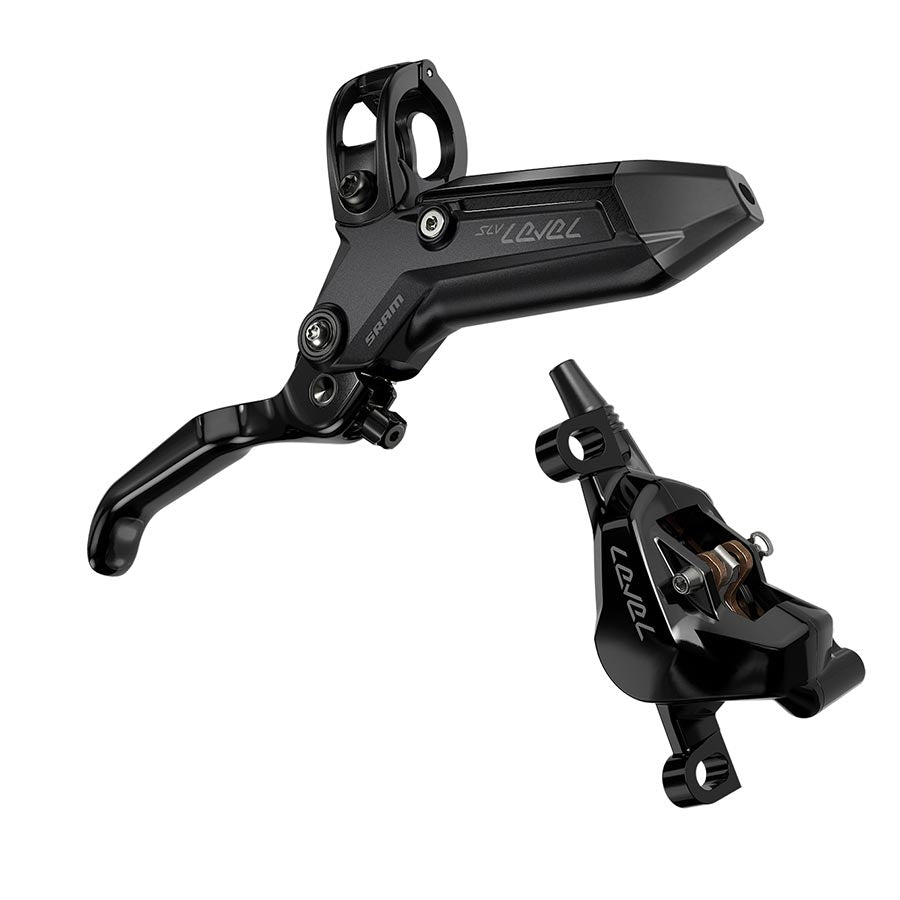 SRAM Level Silver Stealth Disc Brake Lever - Front Post Mount 2-Piston Aluminum Lever SS Hardware BLK C1-Goodwynn&#39;sGoodwynn&#39;s