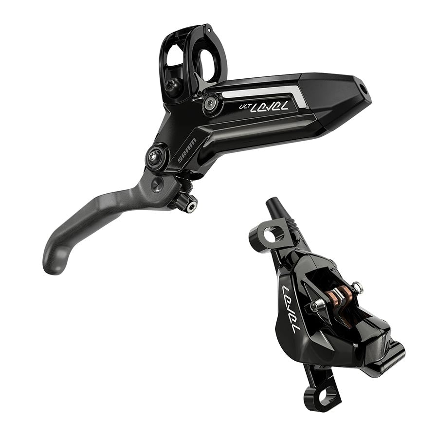 SRAM Level Silver Stealth Disc Brake Lever - Front Post Mount 4-Piston Aluminum Lever SS Hardware BLK C1-Goodwynn&#39;sGoodwynn&#39;s