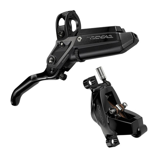 SRAM Code Silver Stealth Disc Brake Lever - Rear Post Mount 4-Piston Aluminum Lever SS Hardware BLK C1-Goodwynn's