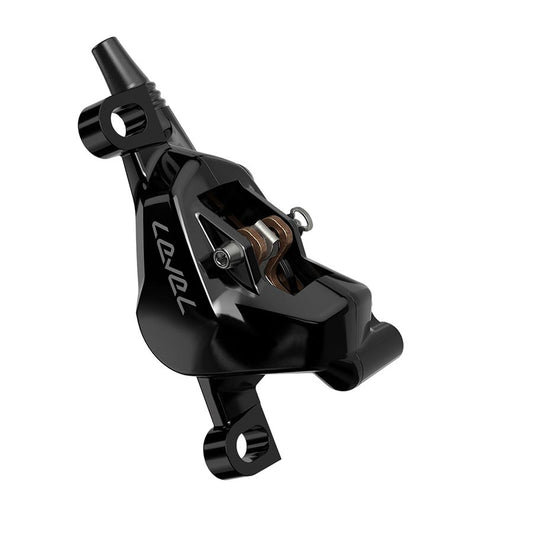 SRAM Level Silver Stealth Disc Brake Caliper Assembly - Front/Rear Post Mount 2-Piston BLK C1-Goodwynn's