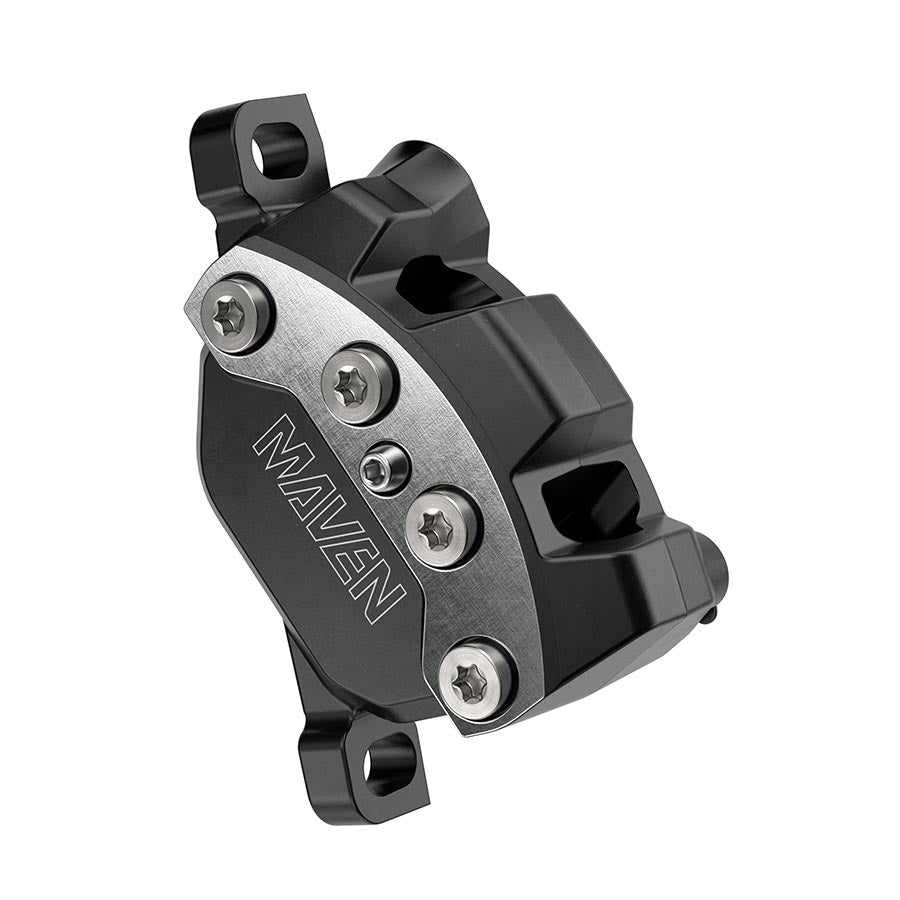 SRAM Maven Ultimate Disc Brake Caliper Assembly - Front/Rear Post Mount 4-Piston Silver/BLK A1