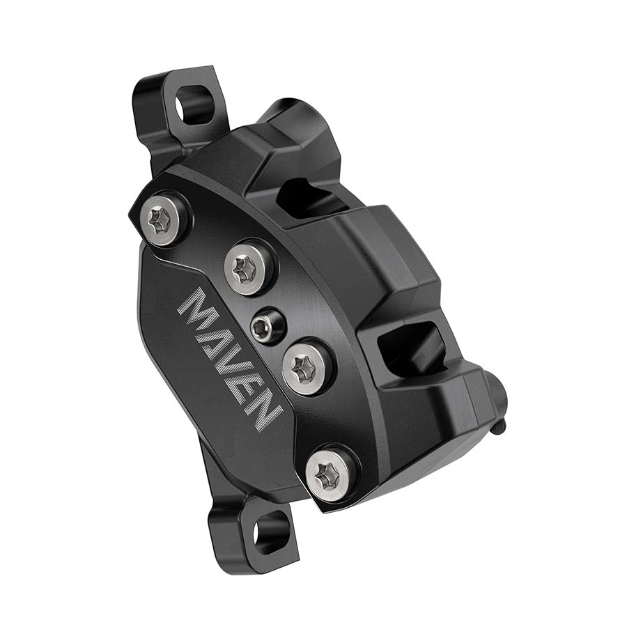 SRAM Maven Silver Disc Brake Caliper Assembly - Front/Rear Post Mount 4-Piston BLK A1-Goodwynn&#39;sGoodwynn&#39;s