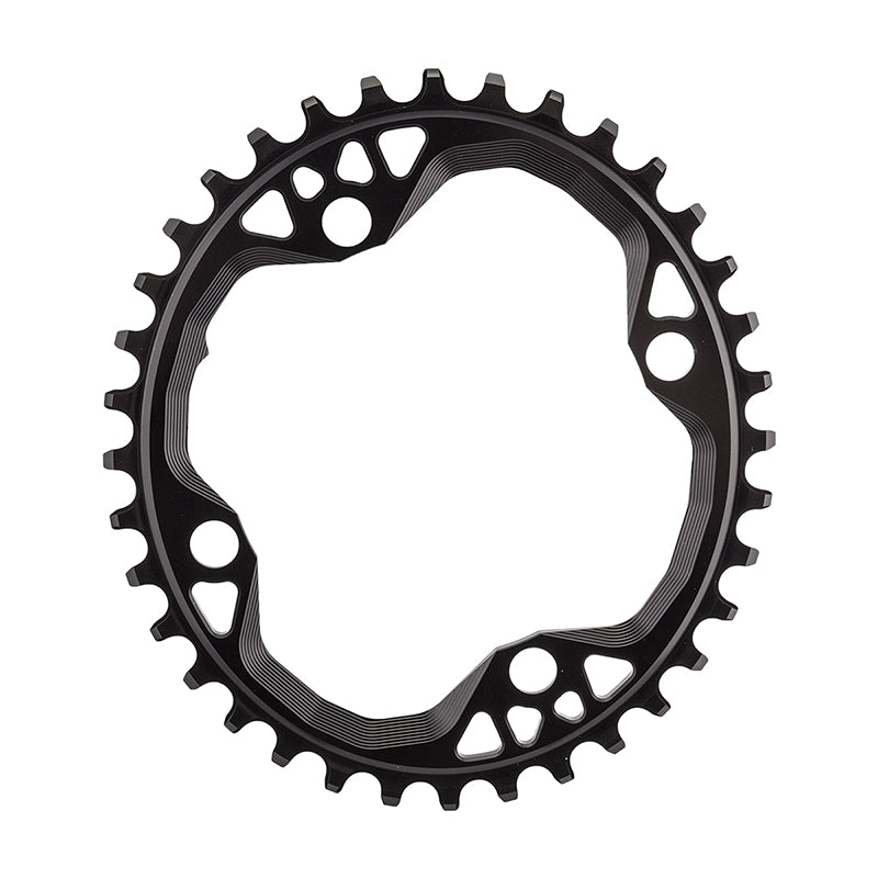 Absolute Black 104 Oval Chainring 104BCD 36T - Black-Goodwynn&#39;sGoodwynn&#39;s