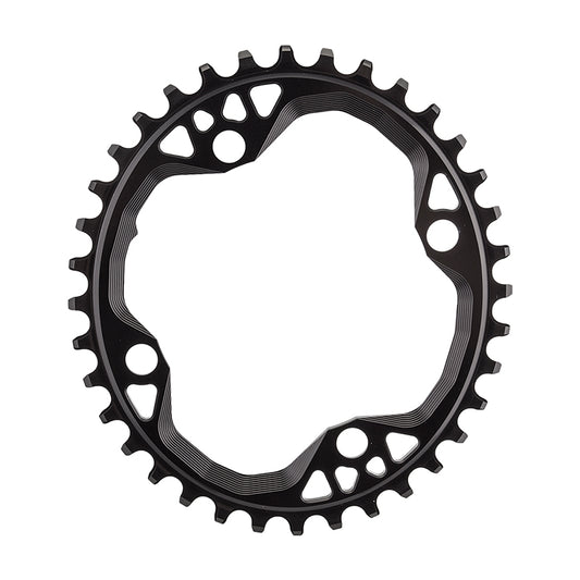 Absolute Black 104 Oval Chainring 104BCD 36T - Black-Goodwynn's