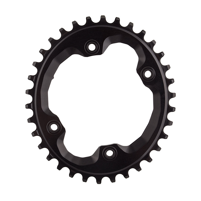 Absolute Black XTR Asym 96BCD Oval Chainring 34T - Black