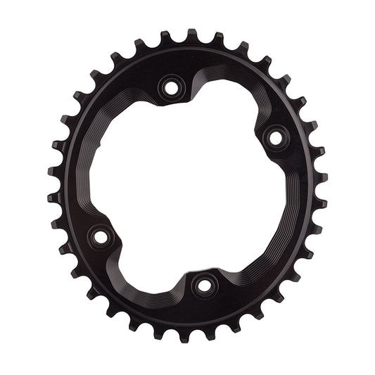 Absolute Black XTR Asym 96BCD Oval Chainring 34T - Black-Goodwynn's