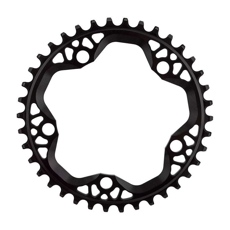 Absolute Black Cyclocross Chainring 130BCD 38T - Black-Goodwynn&#39;sGoodwynn&#39;s