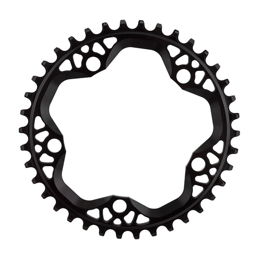 Absolute Black Cyclocross Chainring 130BCD 38T - Black-Goodwynn's