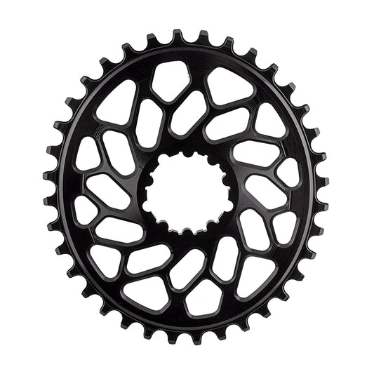 Absolute Black Spiderless GXP/BB30 DM Oval Chainring 36T - Blk-Goodwynn's