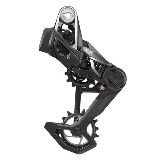 SRAM XX SL Eagle T-Type AXS Rear Derailleur - 12-Speed 52t Max Battery Not Included Wheel Axle Mount Carbon Cage BLK/Silver-Goodwynn's