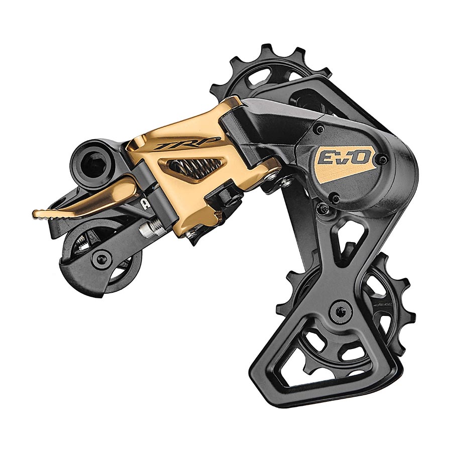 TRP EVO 7 Rear Derailleur Speed: 7 Cage: Short Gold-Goodwynn&#39;sGoodwynn&#39;s