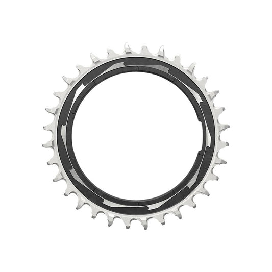 SRAM XX SL Eagle T-Type Thread Mount Chainring - 32t 12-Speed Thread Mount  For XX SL PM Spider 0mm Offset Aluminum BLK/Silver-Goodwynn's