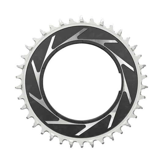 SRAM XX SL Eagle T-Type Thread Mount Chainring - 38t 12-Speed Thread Mount  For XX SL PM Spider 0mm Offset Aluminum BLK/Silver-Goodwynn's