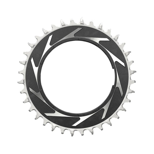 SRAM XX SL Eagle T-Type Thread Mount Chainring - 36t 12-Speed Thread Mount  For XX SL PM Spider 3mm Offset Aluminum BLK/Silver-Goodwynn's