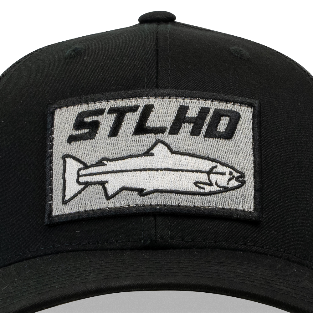 STLHD Chehalis Snapback Black Trucker Hat-Goodwynn&#39;sGoodwynn&#39;s