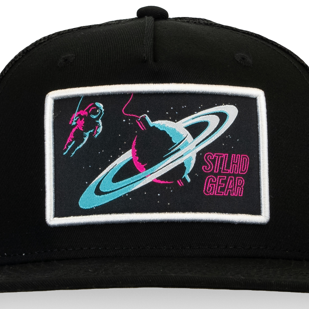 STLHD Buck Rogers Flat Bill Trucker Hat Black-Goodwynn&#39;sGoodwynn&#39;s